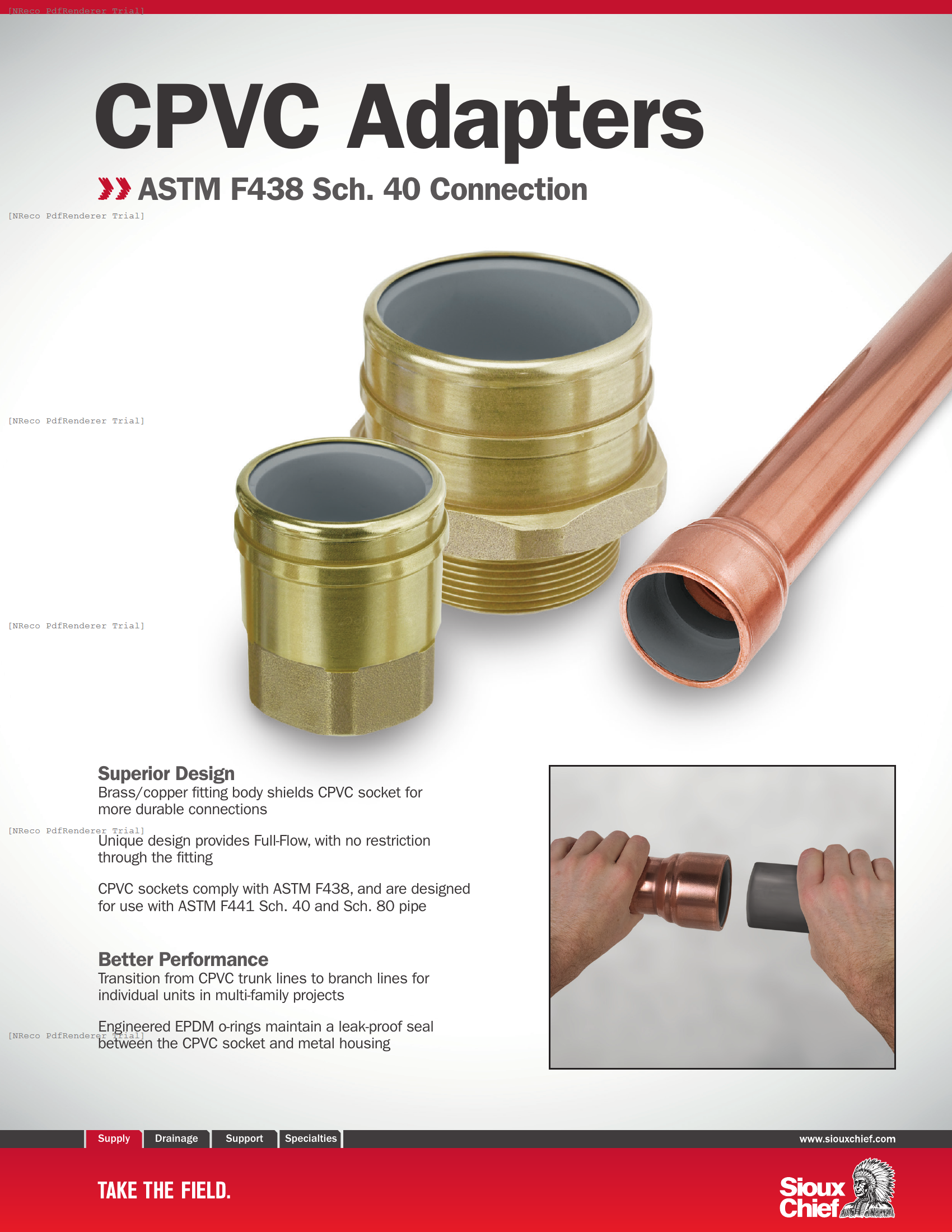 CPVC F438 FITTINGS - BROCHURE.PDF Brochure Document